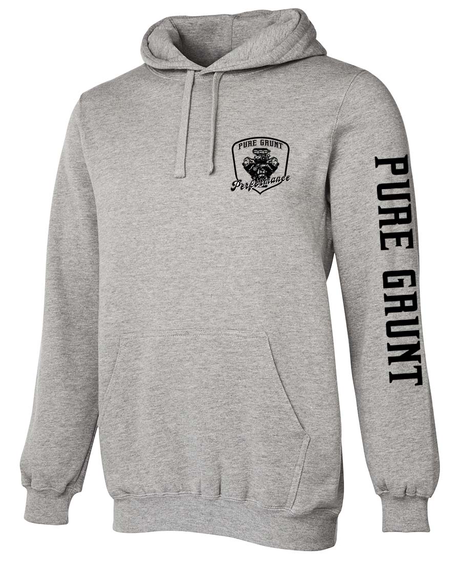 Pure Grunt Double Sided & Sleeve Logo Hoodie