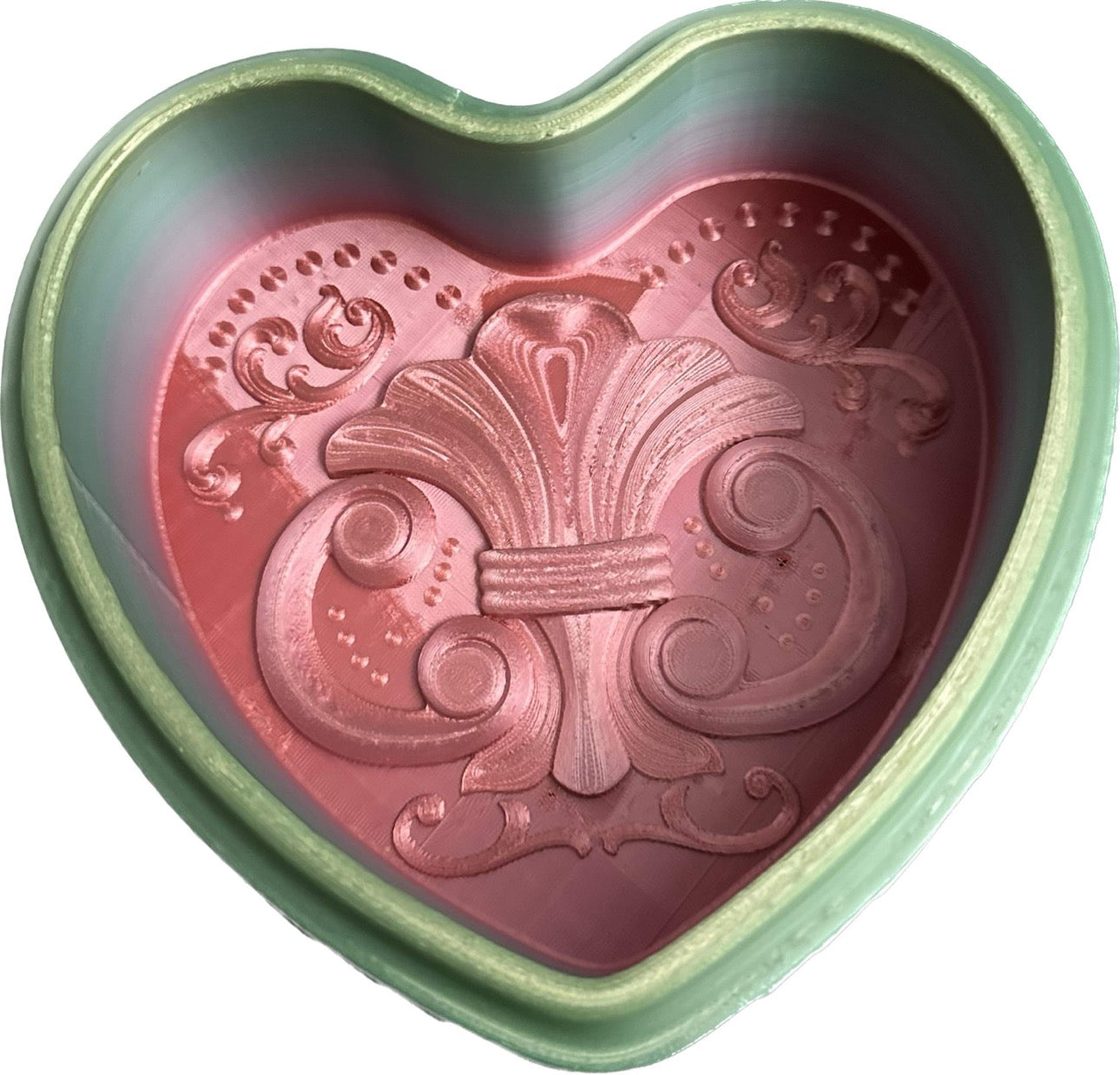 Large Heart Shaped Trinket Box