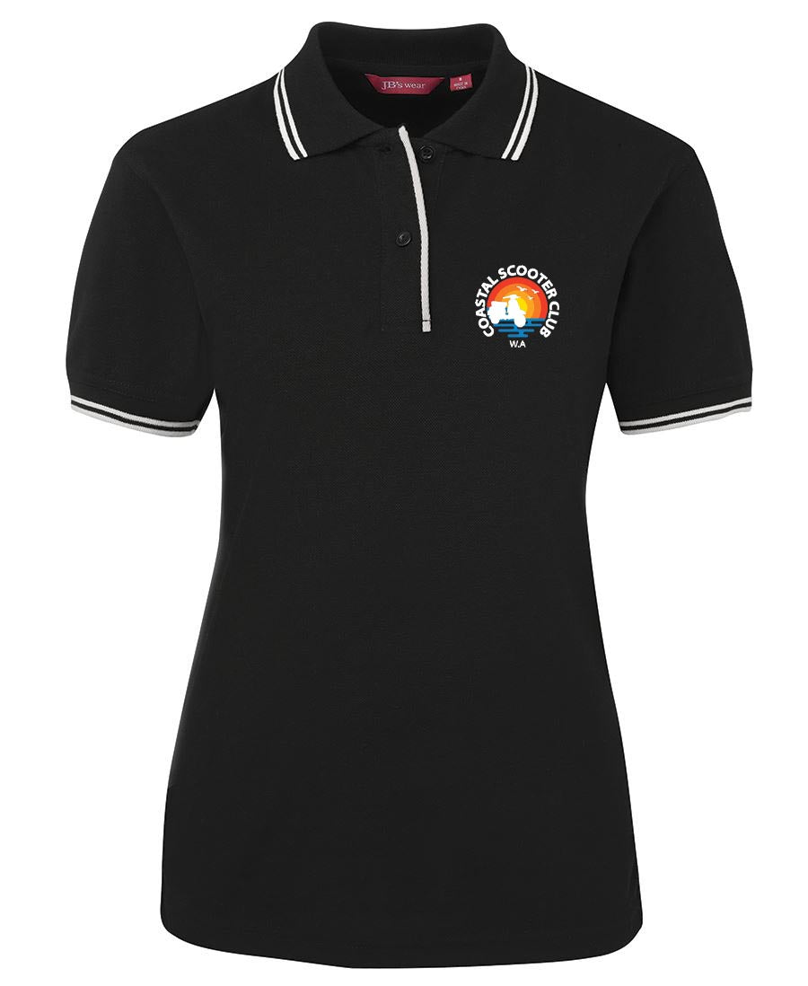 Official Coastal Scooter Club Ladies Polo Shirt