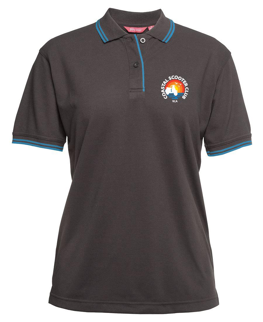 Official Coastal Scooter Club Ladies Polo Shirt