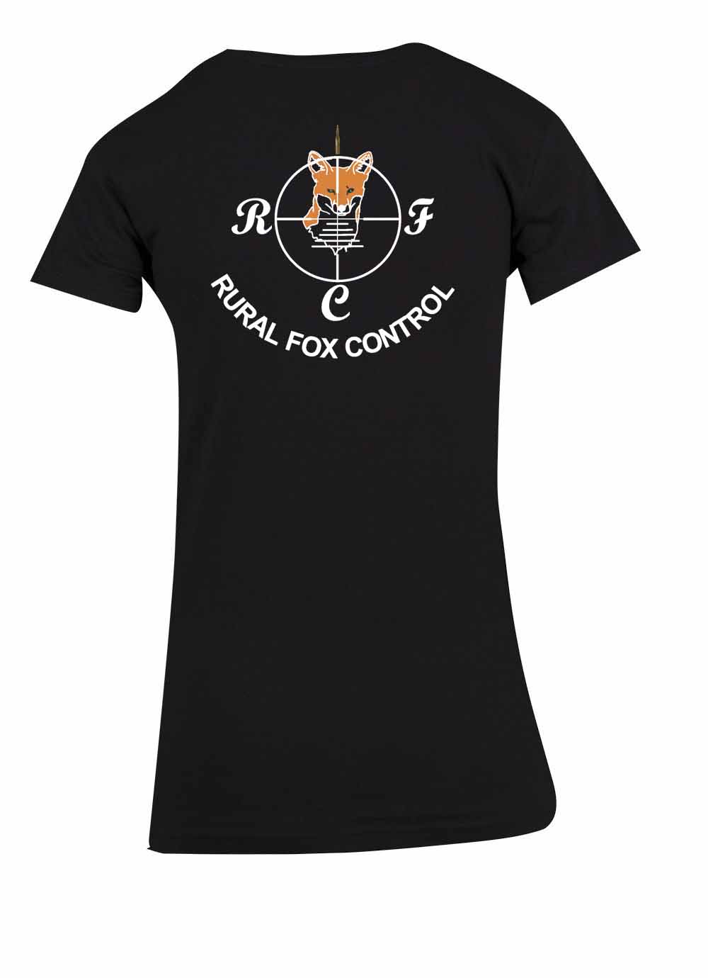 Rural Fox Double Sided Logo T-shirt - Ladies