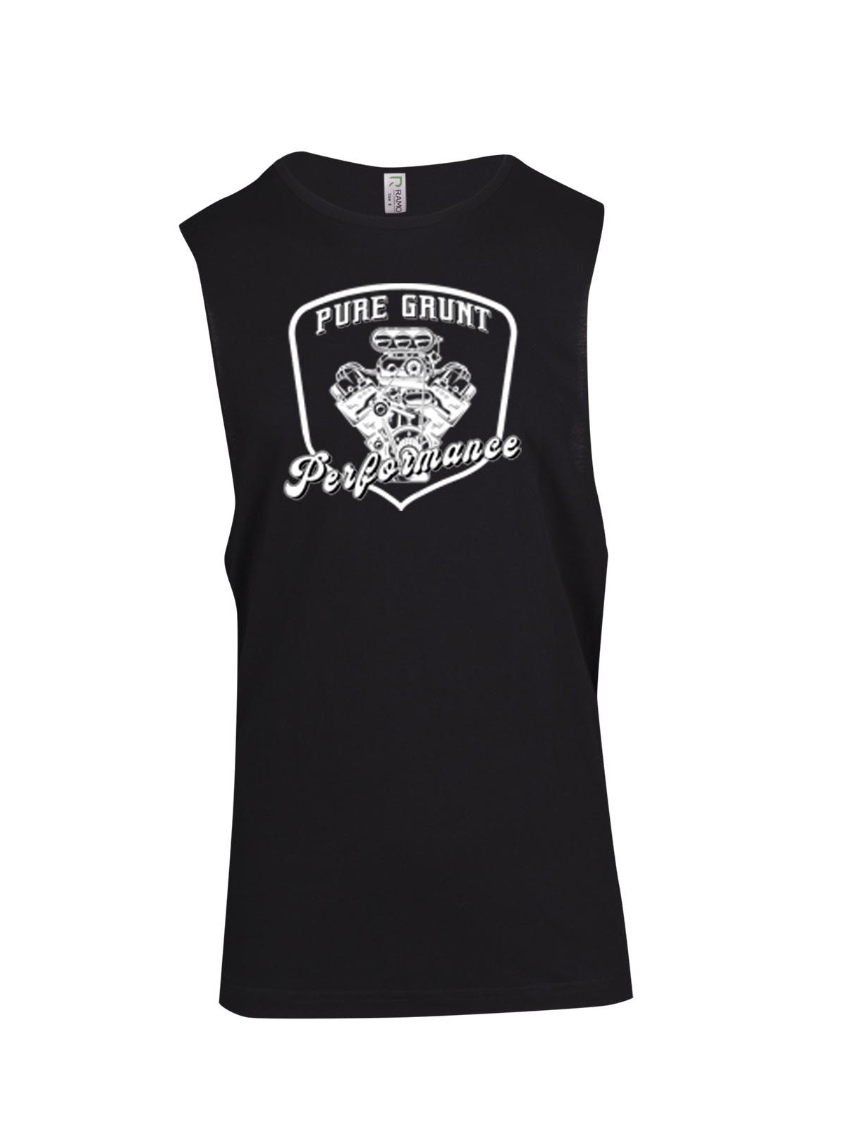 Pure Grunt Logo Muscle T