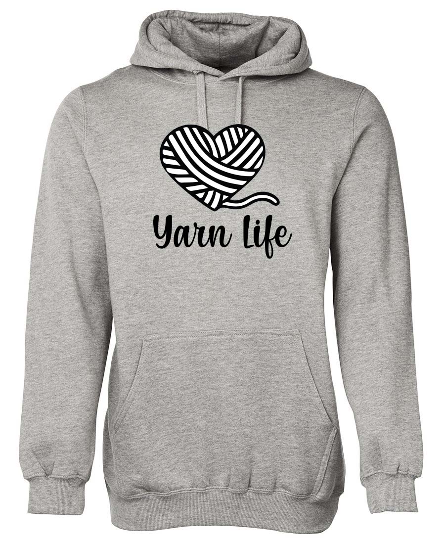 Yarn Life crochet hoodie